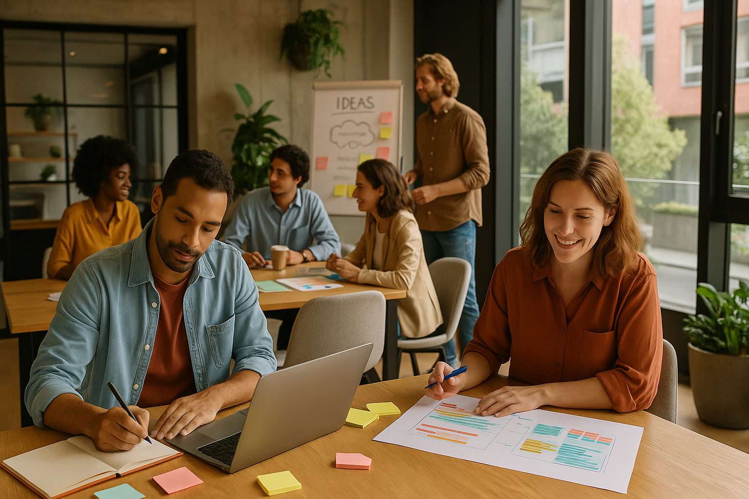 De la idea al pitch: Cómo un coworking potencia tu proceso creativo​